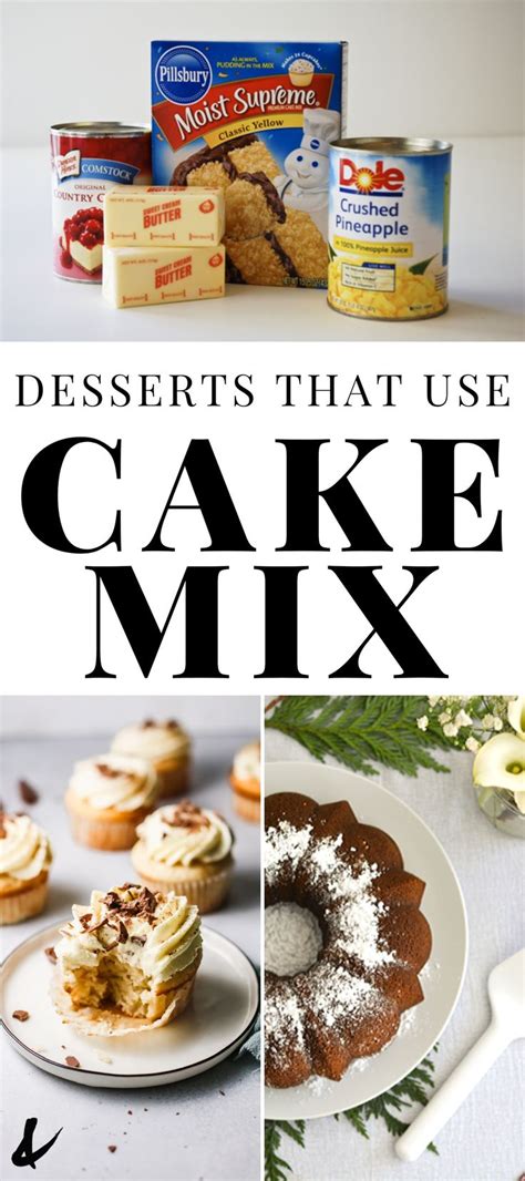 Easy Boxed Cake Mix Dessert Recipes And Ideas