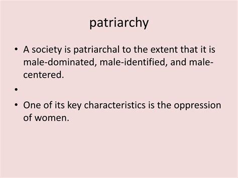 Ppt Patriarchy Powerpoint Presentation Free Download Id1815650