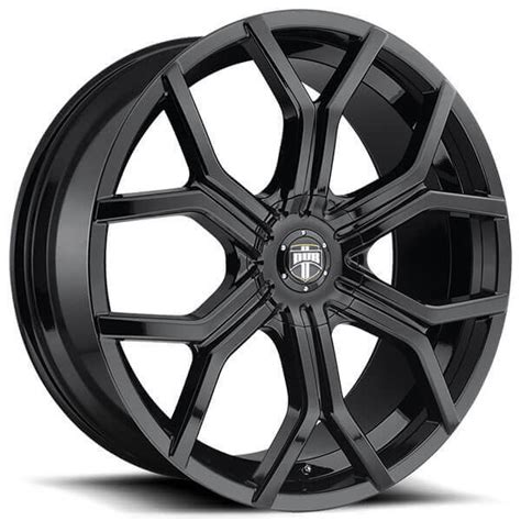 24 Dub Wheels Royalty S208 Gloss Black Rims Dub076 2