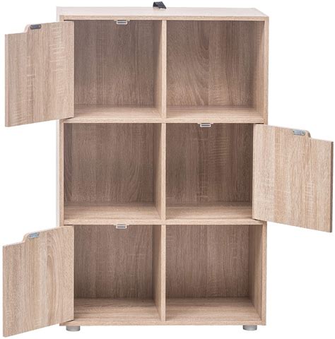 Woltu Biblioth Que Armoire Etag Re De Rangement X X Cm En Mdf