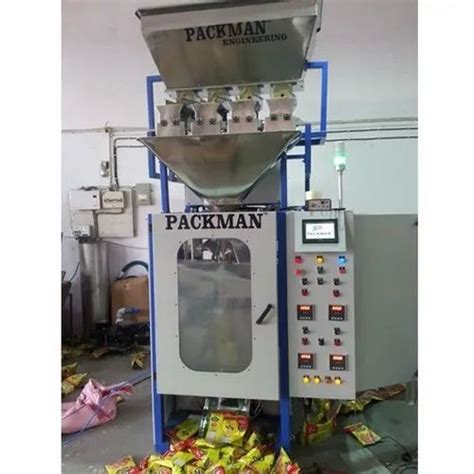 Ss Fryums Pouch Packing Machine For Industrial Capacity 80 PPM At Rs