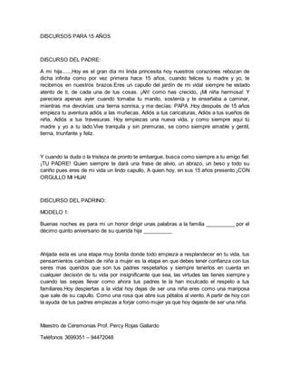 Palabras por 15 años PDF Descarga Gratuita