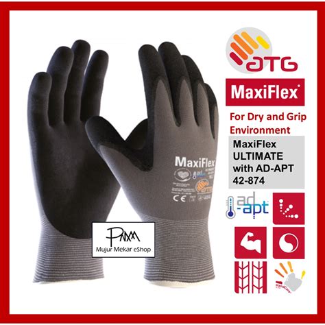 Atg Maxiflex Ultimate Safety Gloves With Ad Apt Breathable