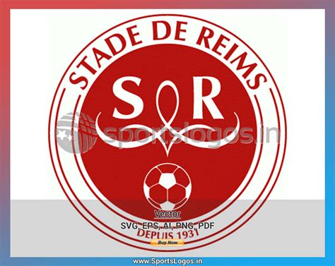 Stade De Reims Soccer Sports Vector Svg Logo In Formats