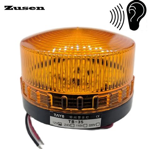 Zusen Tb Y J With Buzzer V V V V Yellow Security Alarm