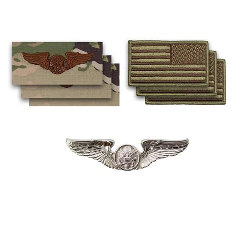 Us Air Force Enlisted Aircrew Basic With Ocp Spice Brown Reverse Flag