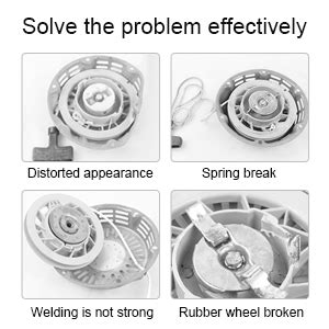 KIMISS Recoil Starter Pulley Starter Assembly Lawn Mower Recoil