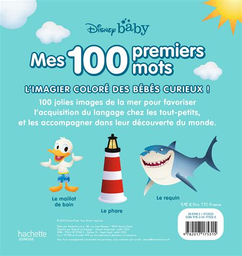 DISNEY BABY Mes 100 Premiers Mots La Mer Hachette Fr