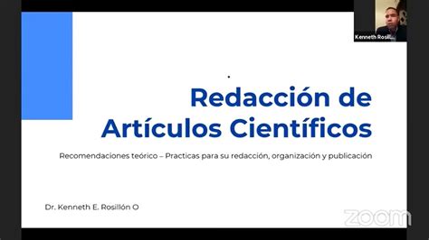 Aprende A Redactar Artículos Científicos Youtube