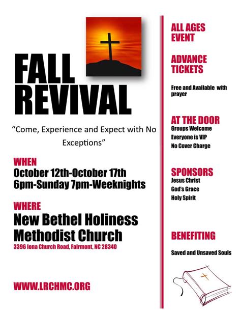 Fall Revival 2014 New Bethel Lrchmc