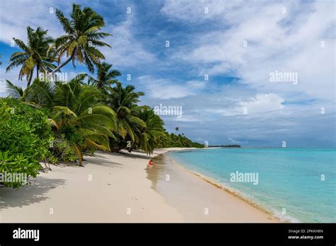 White Sand Beach Direction Island Cocos Keeling Islands Australian