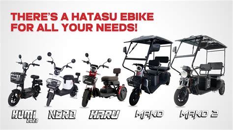 Hatasu Showcases Its Ebike Lineup In Ph New Model To Launch In November