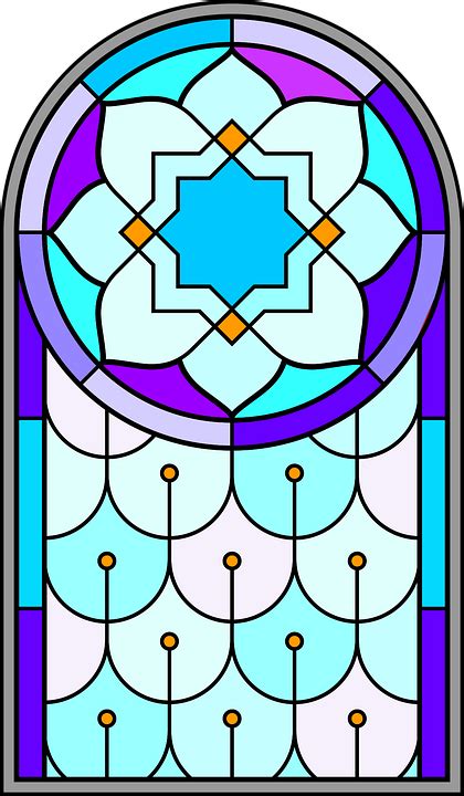 Download Stained Glass Window Architecture Royalty Free Vector