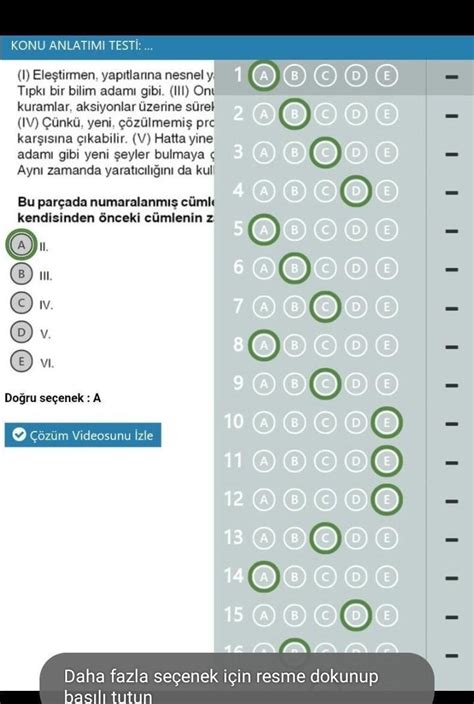 Eba akademik destek 11 Sınıf bağıl hareket cevapları çok acil Eodev