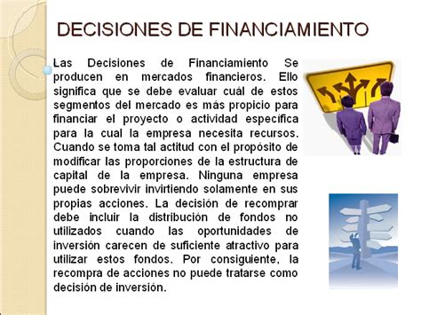 Decisiones De Financiamiento Presentación Powerpoint