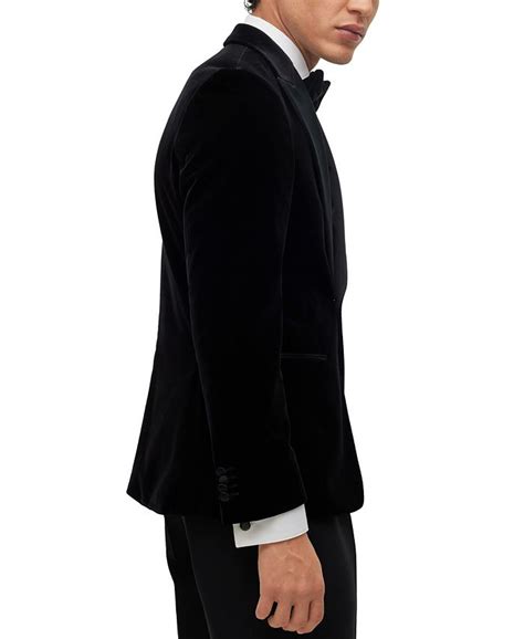 Hugo Boss Mens Slim Fit Tuxedo Pure Cotton Velvet Jacket Macys