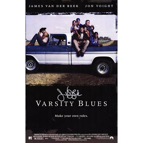 James Van Der Beek Signed "Varsity Blues" 11x17 Movie Poster (Schwartz ...