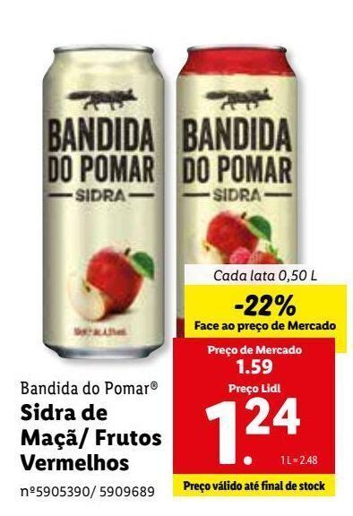 Promoção Sidra bandida do pomar em Lidl