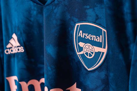 Bangkok, Thailand - Jan 18, 2022 - Arsenal logo on Arsenal shirt third ...