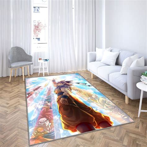 Goku Boule De Dragon Boule De Dragon Tapis Sol Tapis De Salon Tap