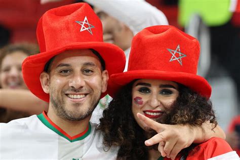 Qatar 2022 Tifosi Del Marocco Festeggiano L Impresa Di Qatar 2022 ANSA