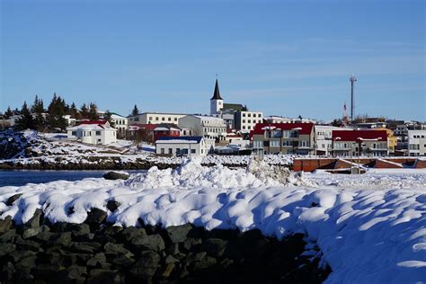 Winter Town Iceland - Free photo on Pixabay