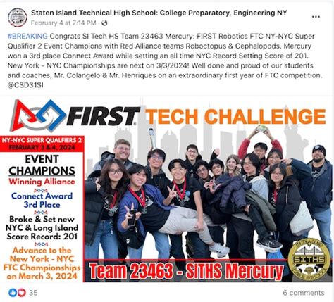 Staten Island Tech Returns To Robotics Competition — And Takes Home