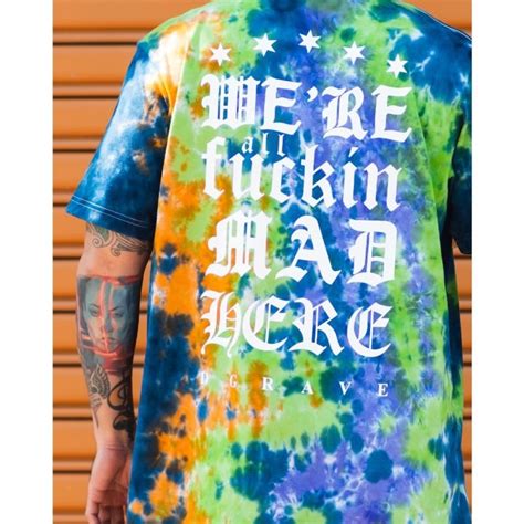 Official Store Dgrave Mad Tie Dye Shirt Unisex Dgrave Tshirt Lazada Ph