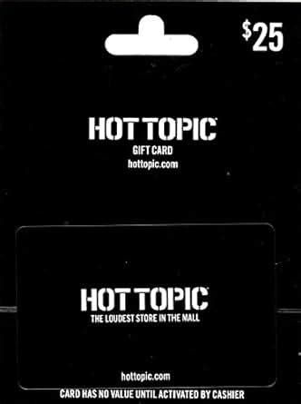 Amazon Hot Topic Gift Card Gift Cards