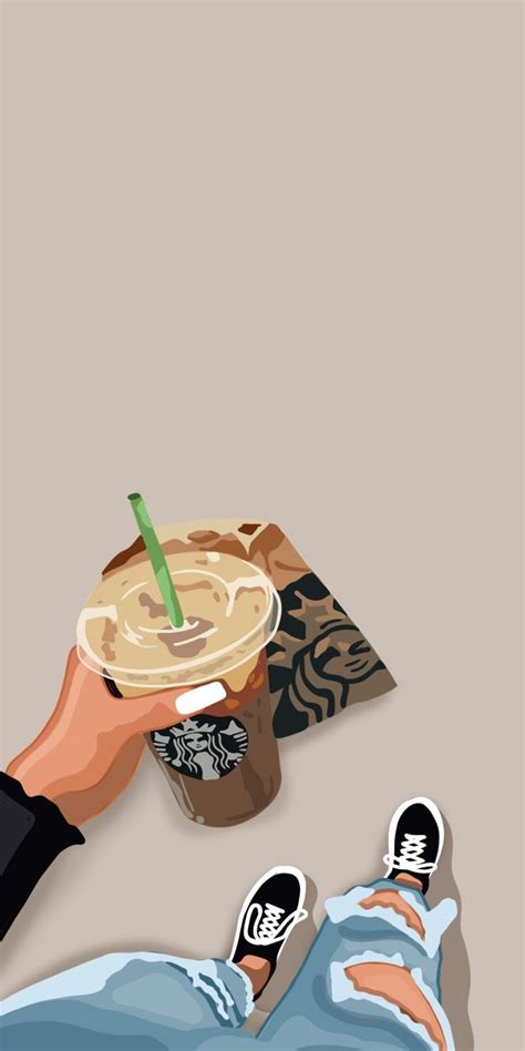 Pin By Ilu Jaz On Ilustraciones Starbucks Wallpaper Starbucks Art