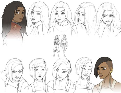 machinations : Some Raya and Namaari sketches. Really dug the...