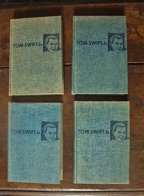 Tom Swift Vintage Books Lot Of 4 His Diving Seacopter His Atomic Earth