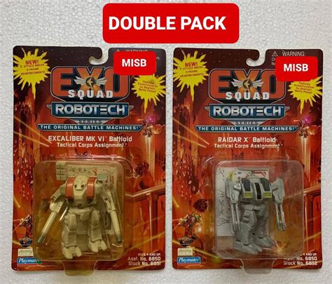 Robotech Macross Excaliber Mk Vi Raidar X Battloid Double Pack