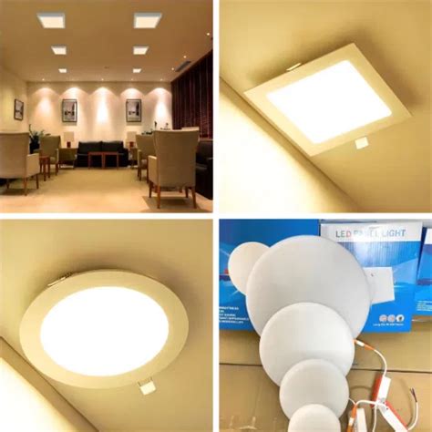 Ultra Slim Recessed Led Flat Panel Ceiling Spotlights Shelly Lighting