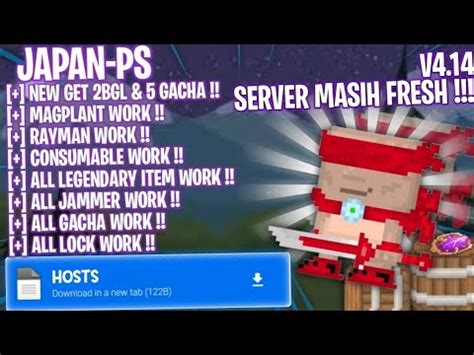 New Best Gtps Growtopia Private Server Terbaru Japan Ps