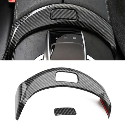 ARMREST BOX BUTTON Frame GLC X253 2015 2020 ABS Plastic Carbon Fiber