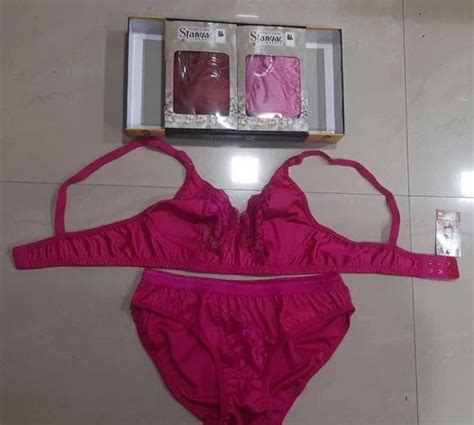 Plain Dark Pink Hosiery Bra Panty Set At Rs 135set In Lucknow Id 27452742712