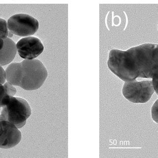 Figure S Tem Images Of Agnps A Before And B After Annealing With A