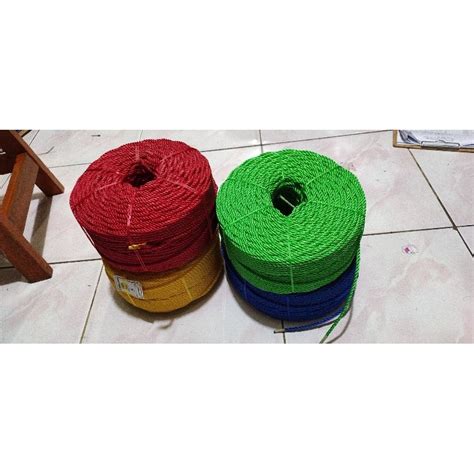 Jual Tali Tambang Plastik Tebal 5mm Shopee Indonesia