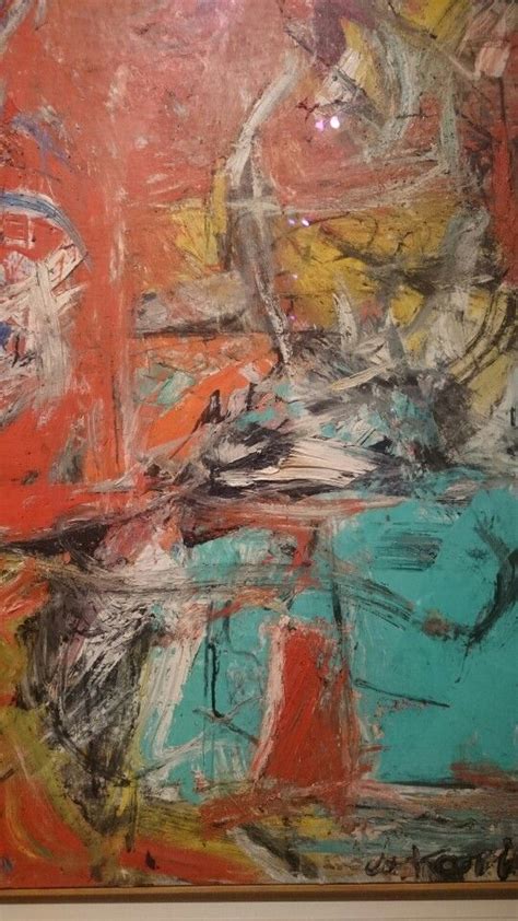 Willem De Kooning Composition Oil Enamel Charcoal On