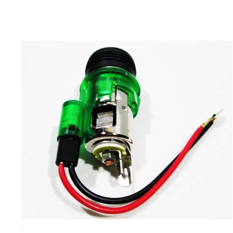 V Green Light Cigarette Lighter Plug Socket For Ford Fiesta Focus