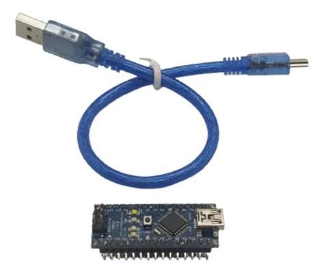 Placa Compat Vel Ardu No Nano Pinos Soldados Cabo Usb