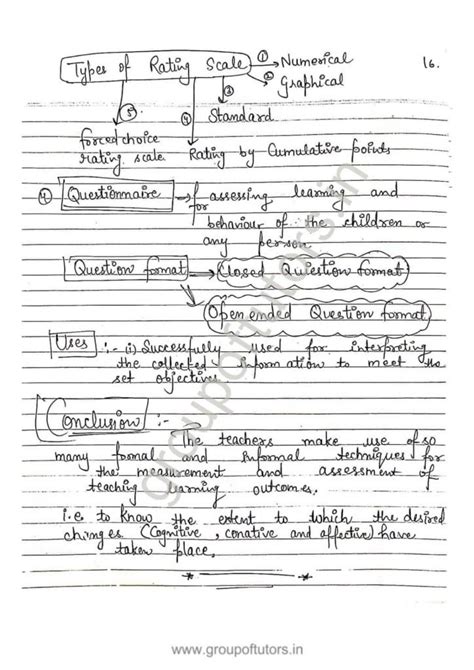 Evaluation And Its Tools Assignment Notes Group Of Tutors