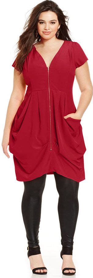 City Chic Plus Size Zip Front Dress Plus Size Outfits Plus Size