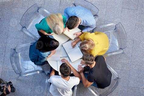 group of students top view 10726730 Stock Photo at Vecteezy