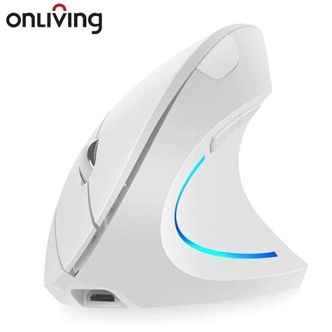 Onliving Ergon Mico Mouse Sem Fio G Usb Recarreg Vel Vertical Dpi