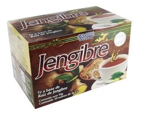 T De Jengibre Sobres Gn Vida Digestivo Mercadolibre