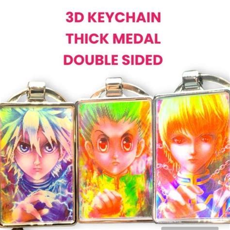 Hunter X Hunter Gon Freecss Hisoka Killua D Lenticular Motion Keychain