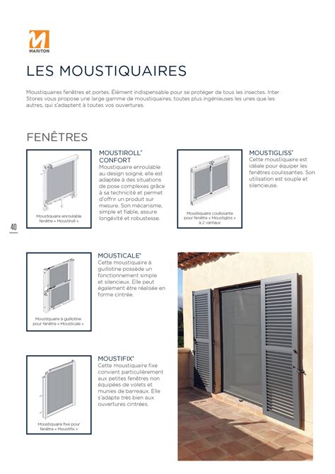 Moustiquaires pour fenêtres et portes