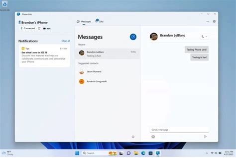 Microsoft ogłasza obsługę iMessage w systemie Windows 11